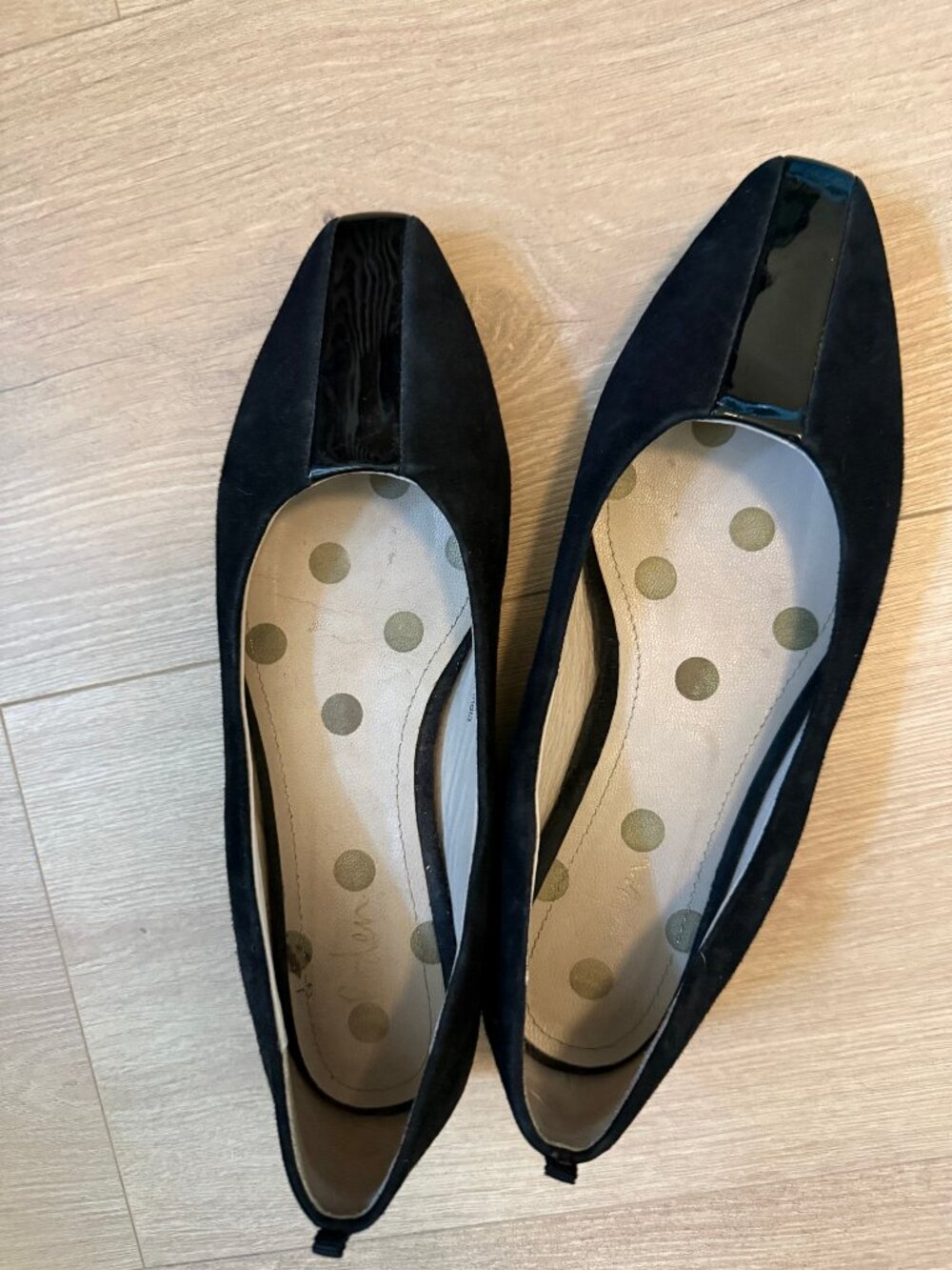 Boden Freida Black Flats Size 37